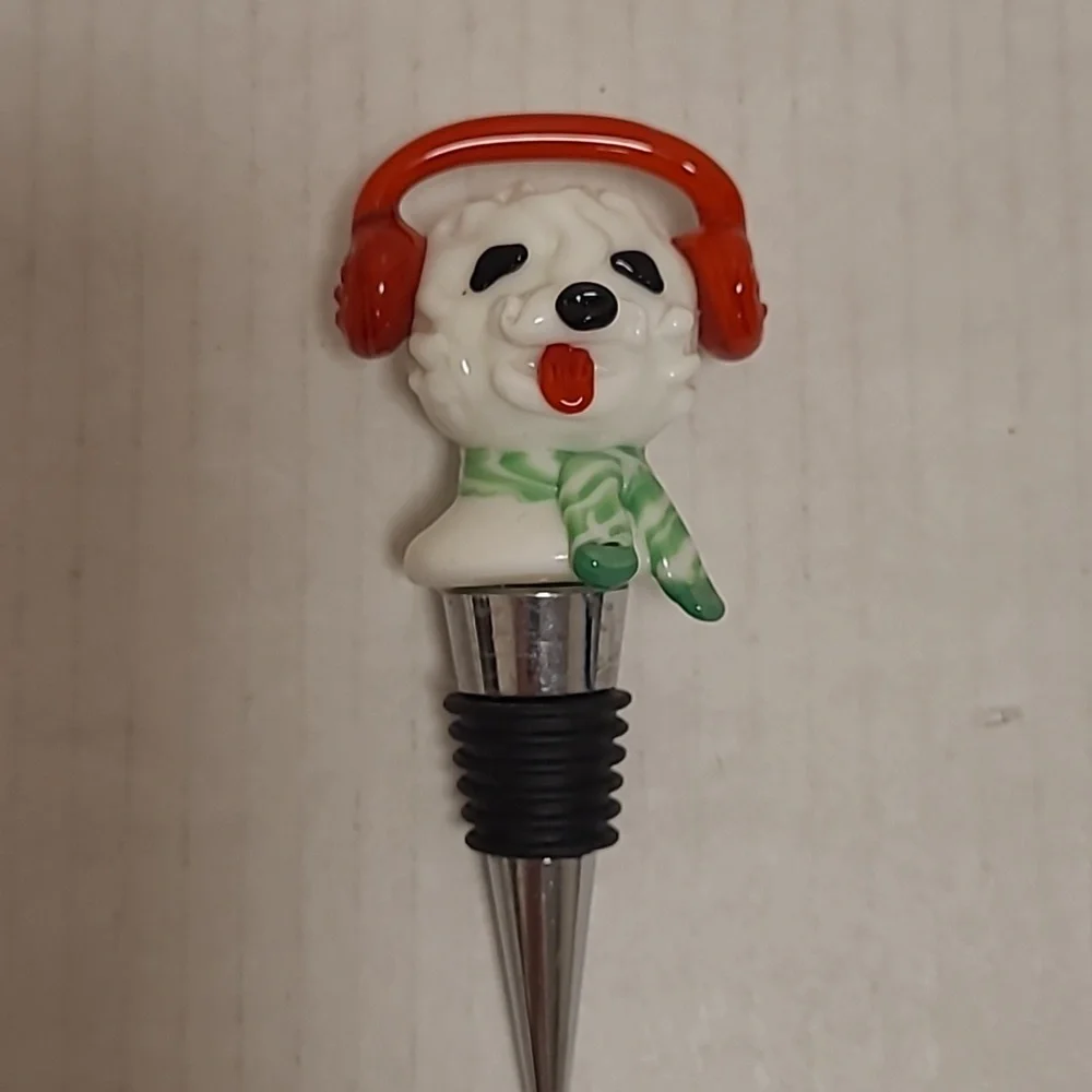 NWOT 2016 Pier 1 Puppy Wine Bottle Stopper